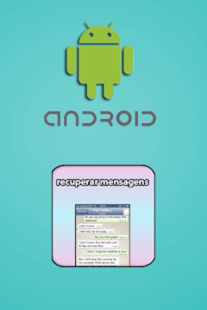 recuperar mensagens apagadas : conversas sms