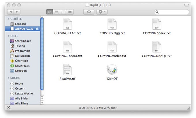 Xiph QuickTime Components Xiph QuickTime Components