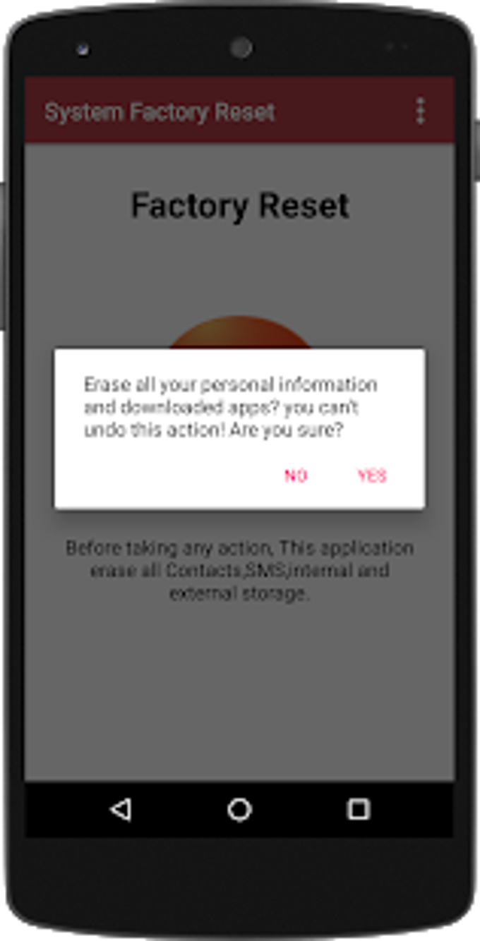 Reset Phone Mobile Full Factory Reset APK для Android — Скачать