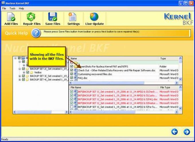 Nucleus Kernel BKF Repair Software Nucleus Kernel BKF Repair Software