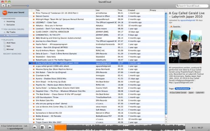 soundcloud desktop app for mac