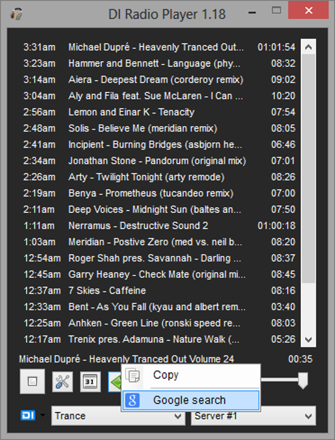 Digitally Imported Windows Player Digitally Imported Windows Player