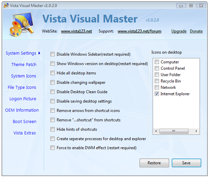 Vista Visual Master Vista Visual Master