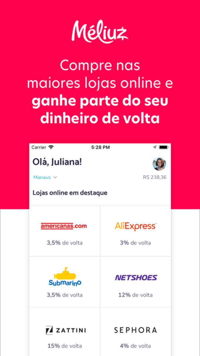 Méliuz - Seu dinheiro de volta