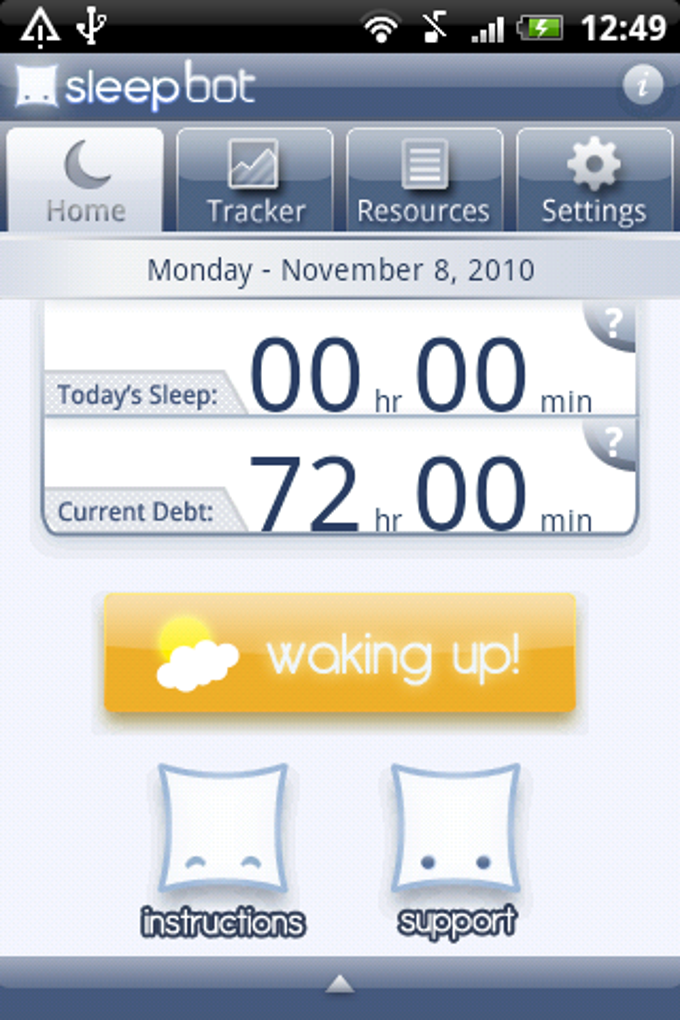 Sleep Bot Tracker Log Sleep Bot Tracker Log