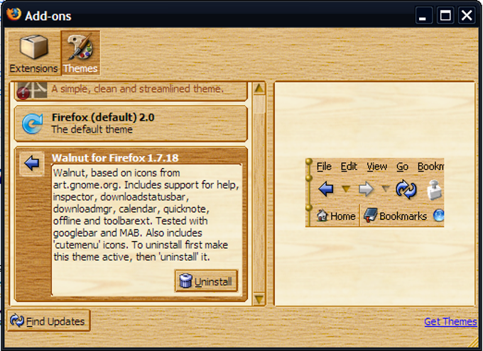 Walnut Theme Walnut Theme