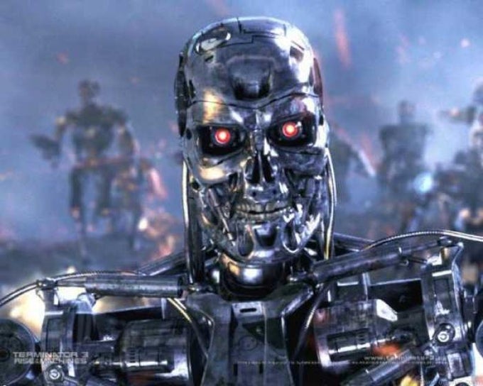 Terminator 3: T-800 Attack Wallpaper Terminator 3: T-800 Attack Wallpaper