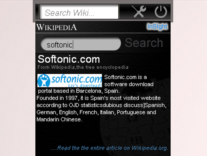 InSight Desktop Search InSight Desktop Search