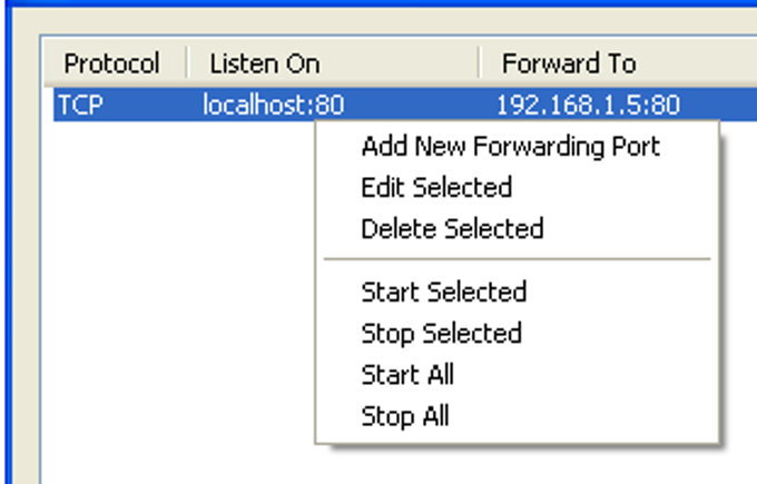 Smart Port Forwarding Smart Port Forwarding