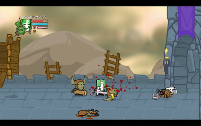 Castle crashers game for xbox 360