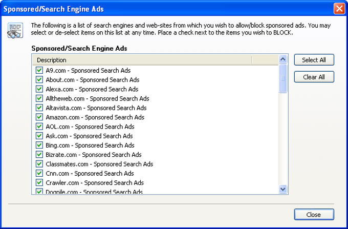 Sponsored Ad Blocker Sponsored Ad Blocker