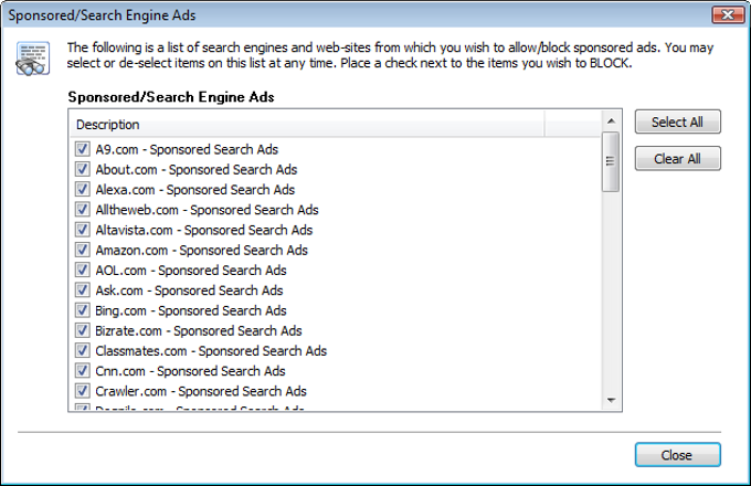 Sponsored Ad Blocker Sponsored Ad Blocker
