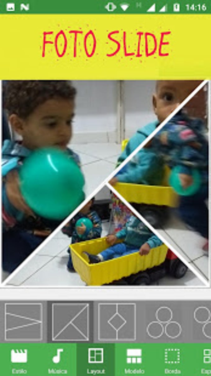 Vídeo Editor Foto Slide Com Música Lindos Slides