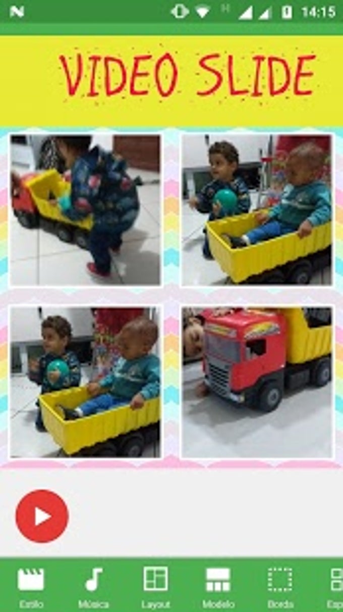 Vídeo Editor Foto Slide Com Música Lindos Slides