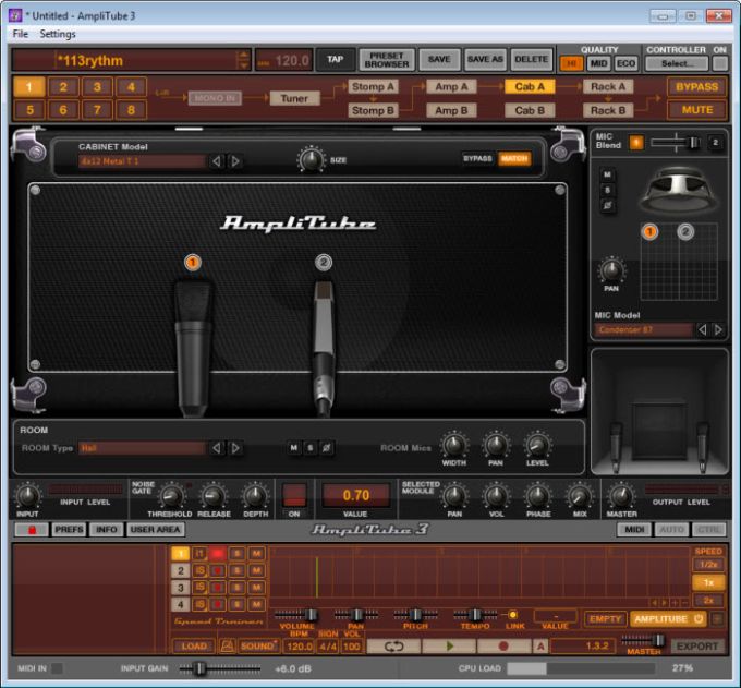AmpliTube 5.7.1 download the last version for iphone