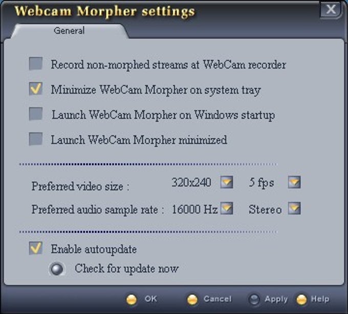 AV Webcam Morpher AV Webcam Morpher