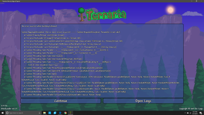 how to get tmodloader to work for terraria