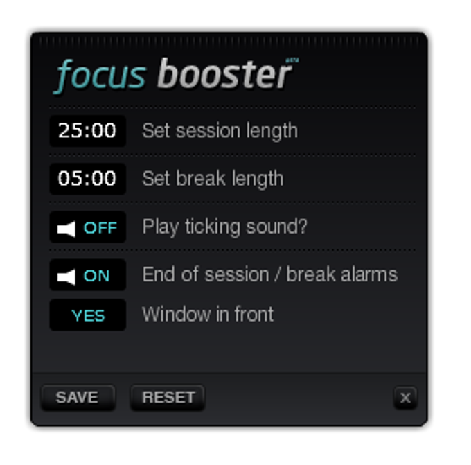 Focus Booster Focus Booster