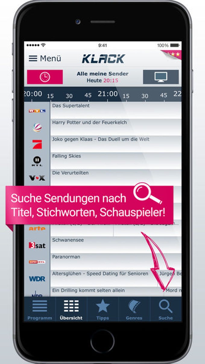 TV-Programm KLACK: Ihre TV-App TV-Programm KLACK: Ihre TV-App