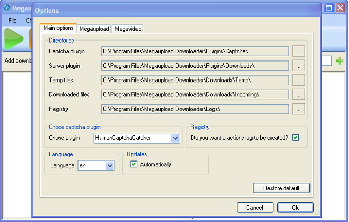 Megaupload Downloader Megaupload Downloader