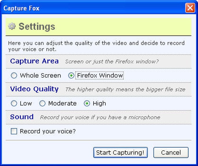 Capture Fox Capture Fox
