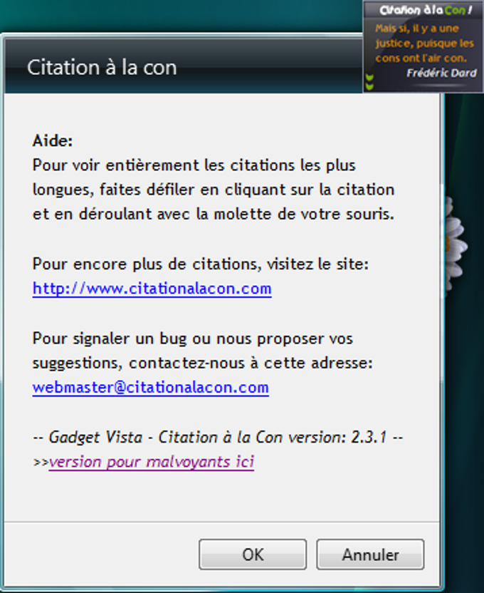 Citation à la con Citation à la con