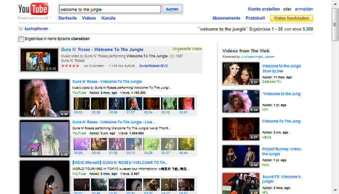 VideoSurf Videos at a Glance VideoSurf Videos at a Glance