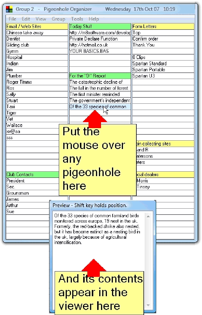 Pigeonhole Organizer