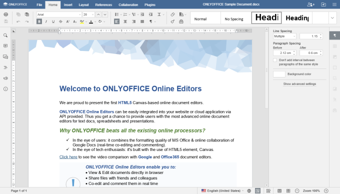 ONLYOFFICE 7.4.1.36 for windows instal free
