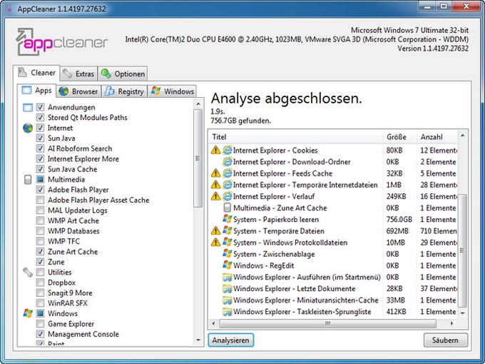 UpdateStar AppCleaner UpdateStar AppCleaner