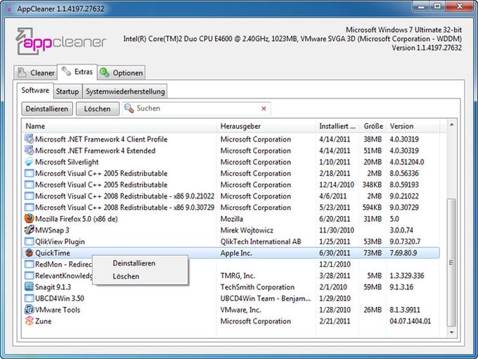 UpdateStar AppCleaner UpdateStar AppCleaner
