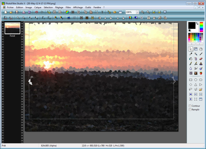 تحميل البرنامج المنافس الاول للفوتوشوب = PhotoFiltre Studio X pour Windows Photofiltre-studio-x-screenshot
