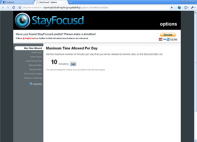 StayFocusd StayFocusd