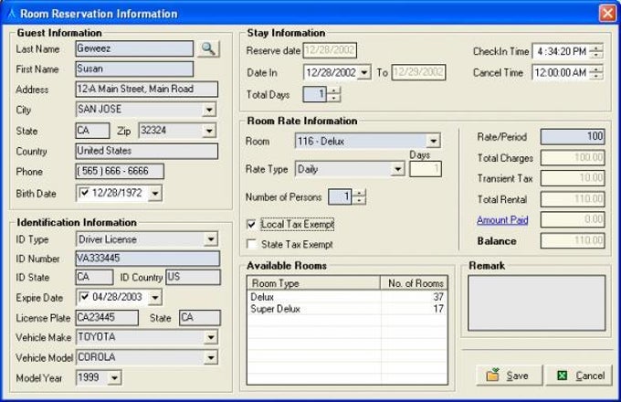 ASI FrontDesk Hotel/Motel Software ASI FrontDesk Hotel/Motel Software
