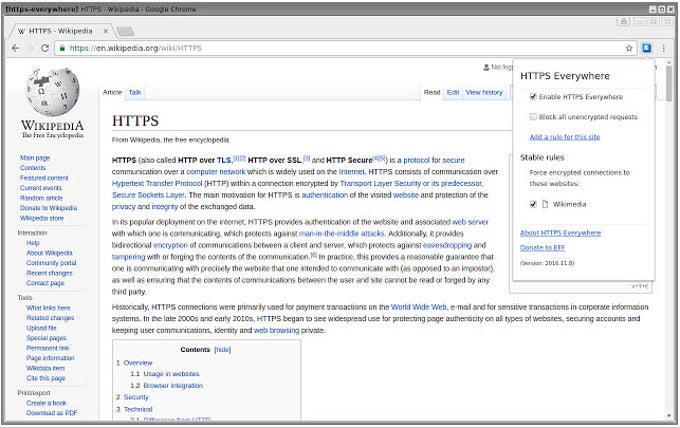 HTTPS Everywhere for Chrome HTTPS Everywhere for Chrome