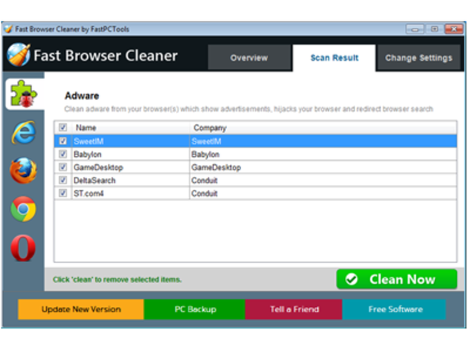 Fast Browser Cleaner Fast Browser Cleaner