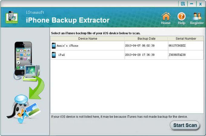 open source iphone backup extractor
