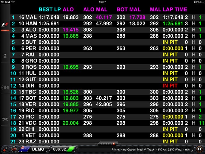 F1 2013 Timing App CP F1 2013 Timing App CP