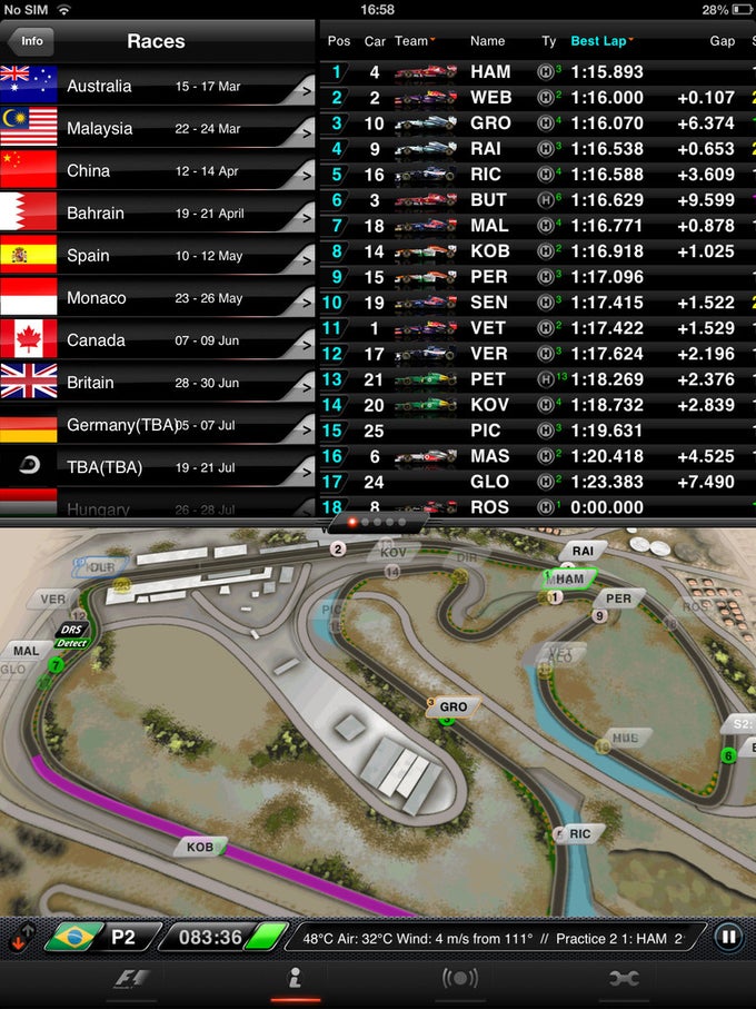 F1™ 2013 Timing App CP F1™ 2013 Timing App CP