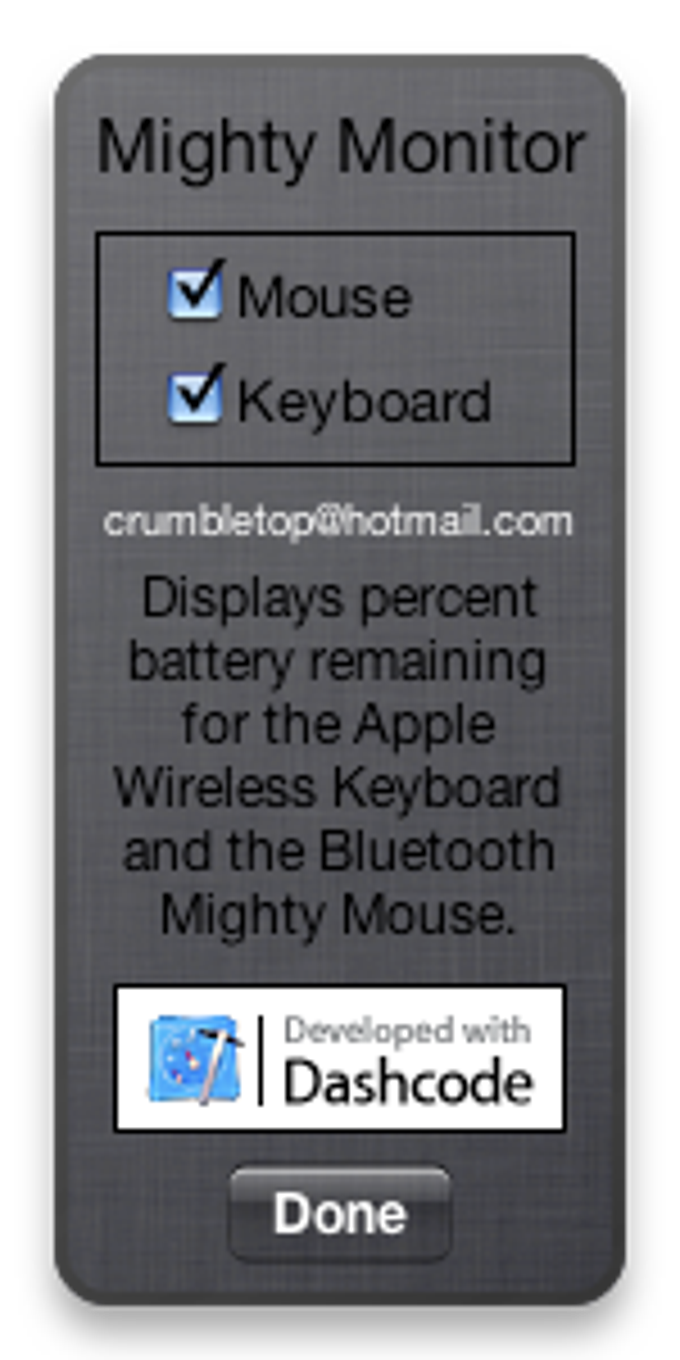 MightyMonitor Widget MightyMonitor Widget
