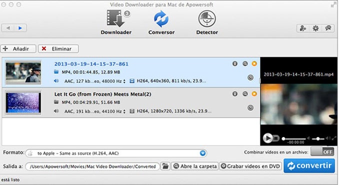 Video Downloader para Mac de Apowersoft Video Downloader para Mac de Apowersoft
