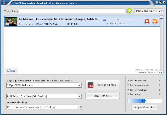 ChrisPC VideoTube Downloader Pro 14.23.0627 for windows instal free