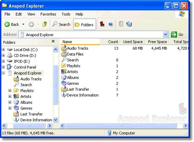 Anapod Explorer Anapod Explorer