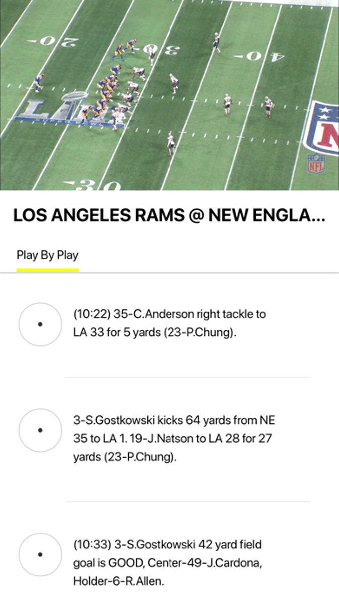 NFL Game Pass International for iPhone - Download