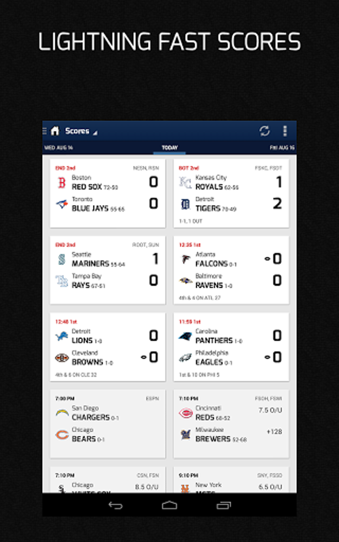 CBS Sports App APK for Android - free download on Droid Informer