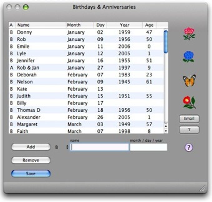 Birthdaybook Birthdaybook