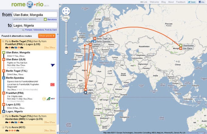 rome2rio rome2rio