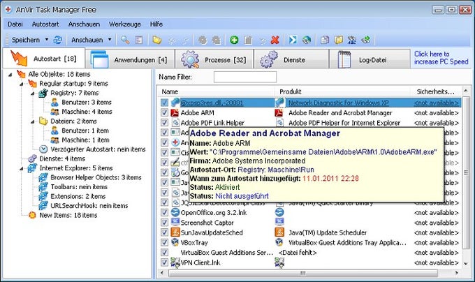 AnVir Task Manager AnVir Task Manager