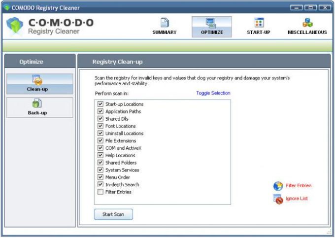 Comodo System Cleaner download the last version for mac