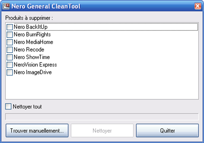 Nero General CleanTool Nero General CleanTool